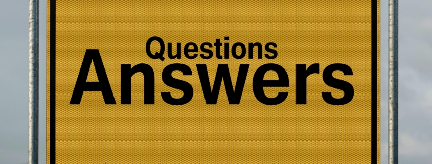 Questions Answers Signage